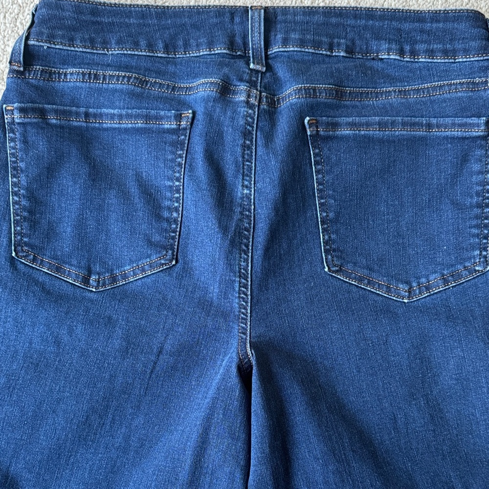NYDJ Dark Blue Straight Leg Jeans - Picture 5 of 8